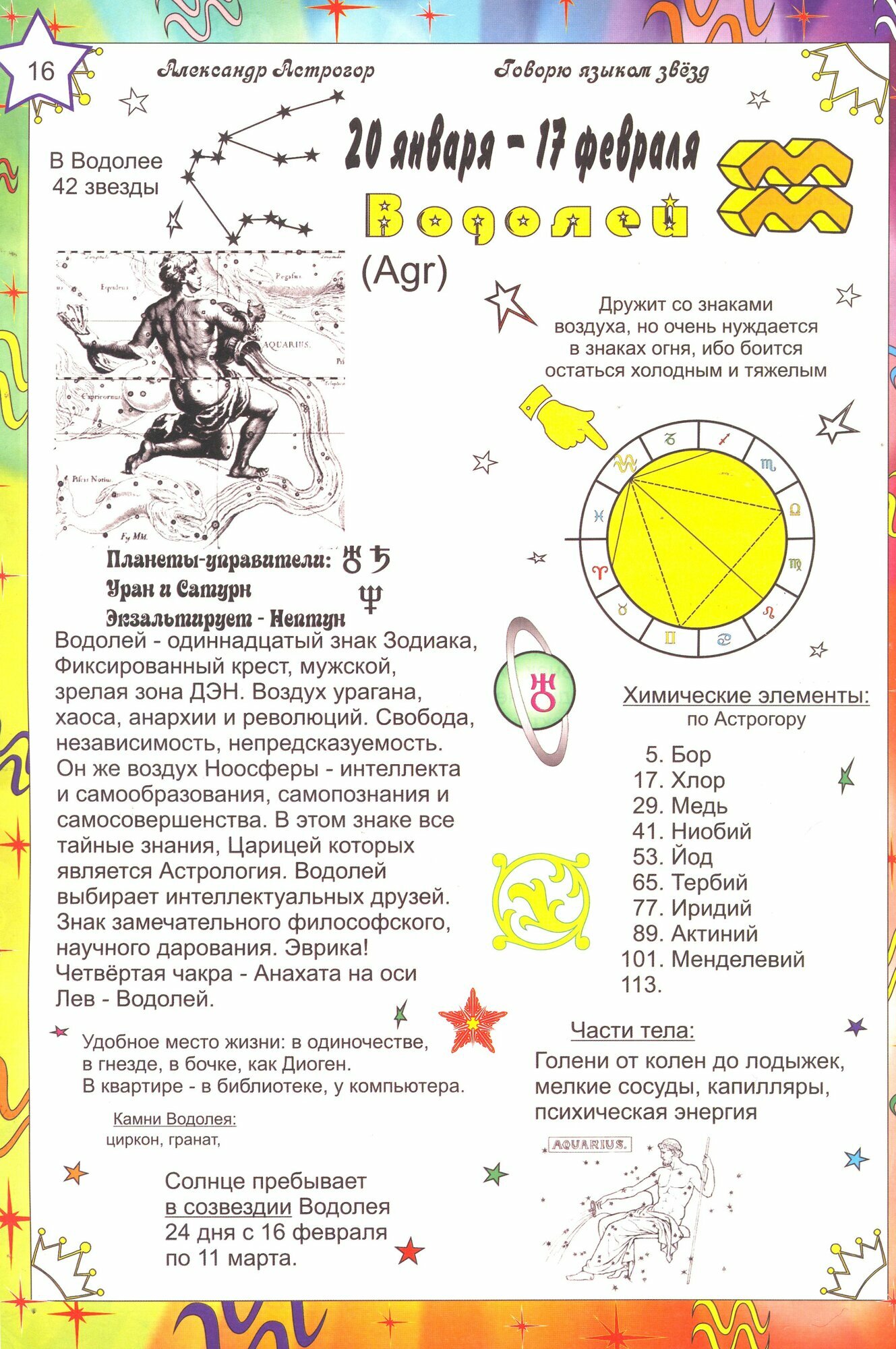 Астрология в схемах и таблицах - фото №9