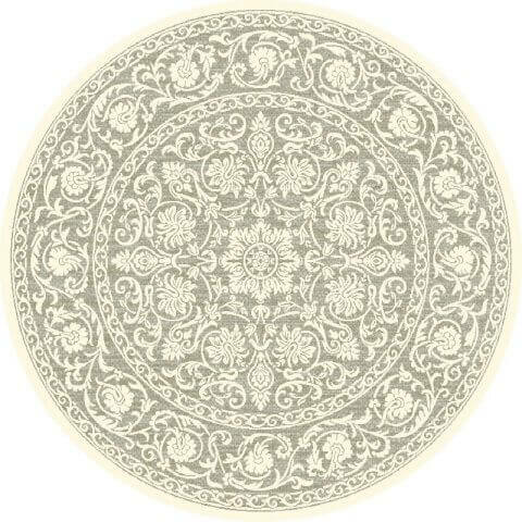 фото Ragolle Рельефный ковер из вискозы GENOVA 38064 6565 90 круг 1.6x1.6 м.