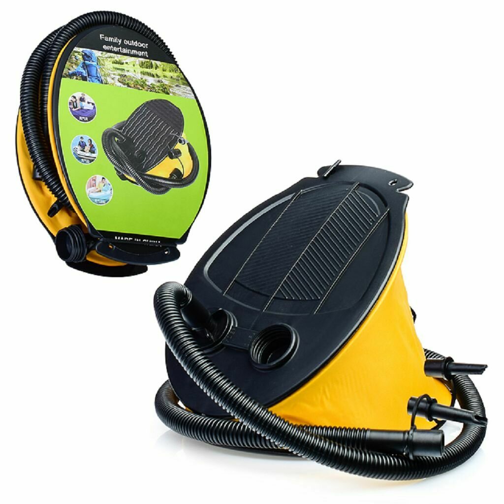 фото Насос ножной "Лягушка". Размер 16 x 7 x 24 см