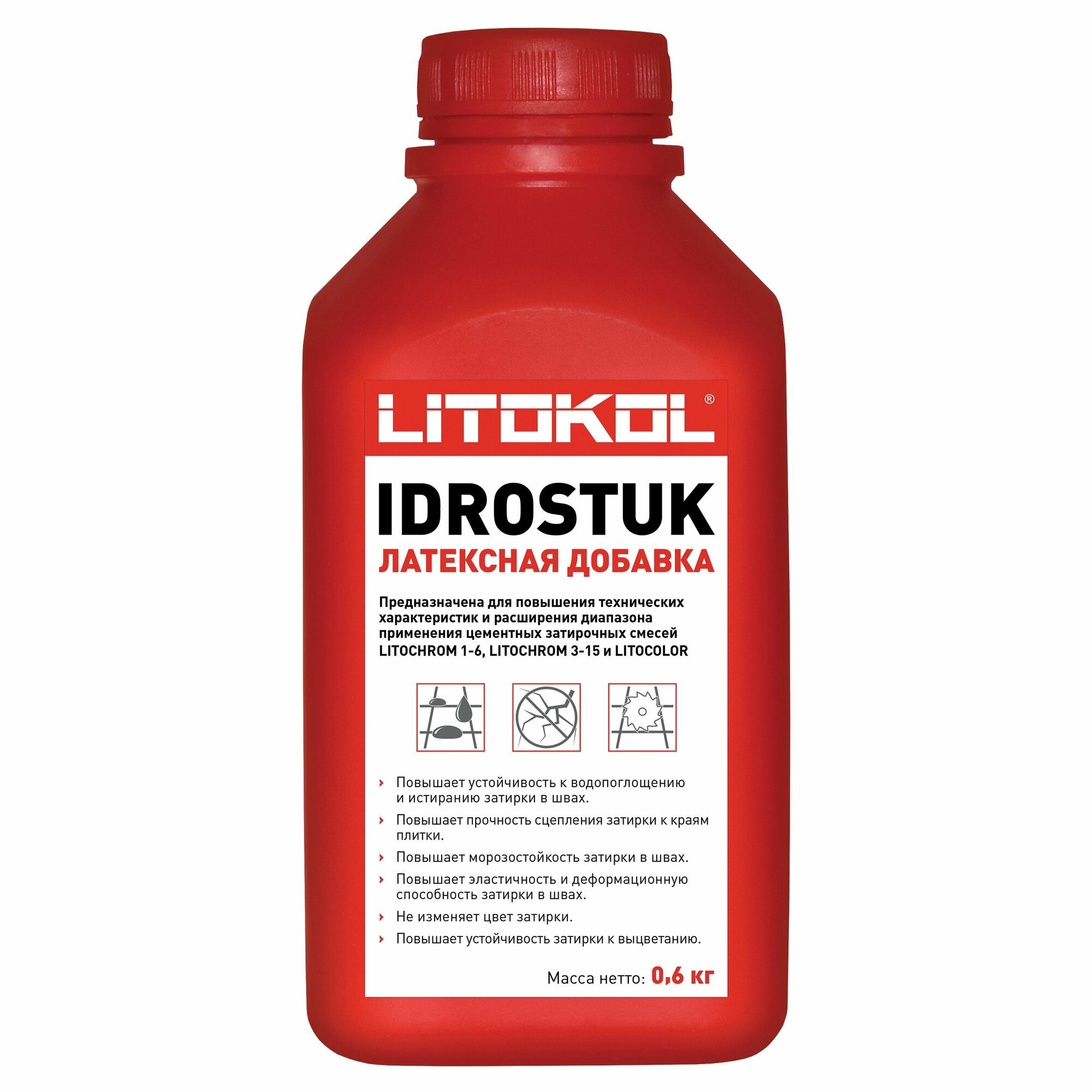 Латексная добавка IDROSTUK-м Litokol 0,6 кг