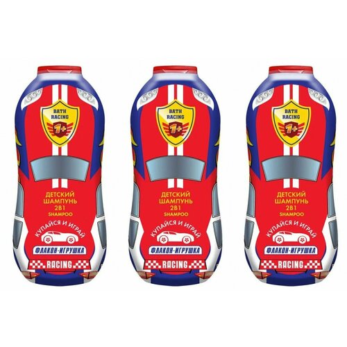Гонки Шампунь для волос детский 2в1 с кондиционером 300 мл 3 шт 1177₽