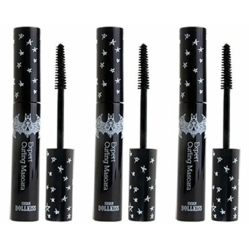 BAVIPHAT Тушь для ресниц Urban Dollkiss Black Devil Expert All in One Mascara, 10 мл, 3 шт