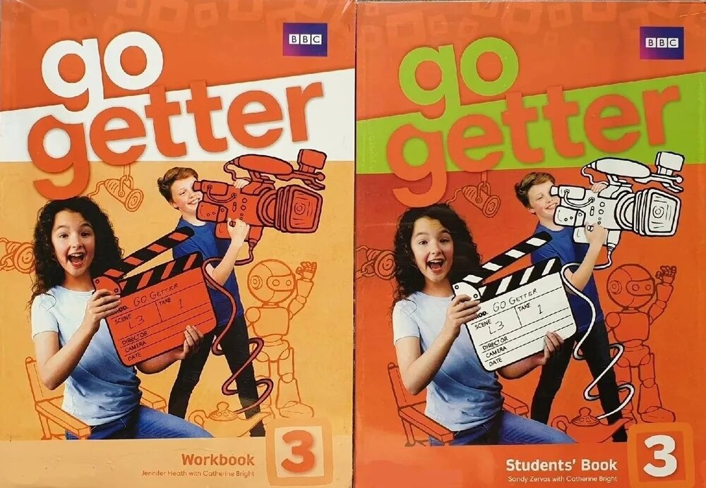 Комплект GoGetter 3: Students' Book + WorkBook набор учебник и рабочая тетрадь Go Getter Pearson