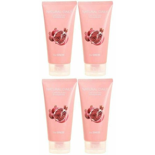 the saem набор пенок natural daily cleansing foam pomegranate set 150мл 2 The Saem Набор пенок Natural Daily Cleansing Foam Pomegranate Set 2, 2 шт.