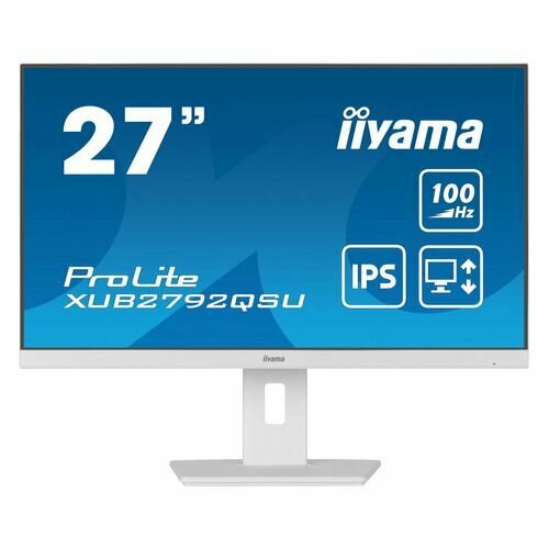 Монитор Iiyama ProLite XUB2792QSU-W6 27, белый