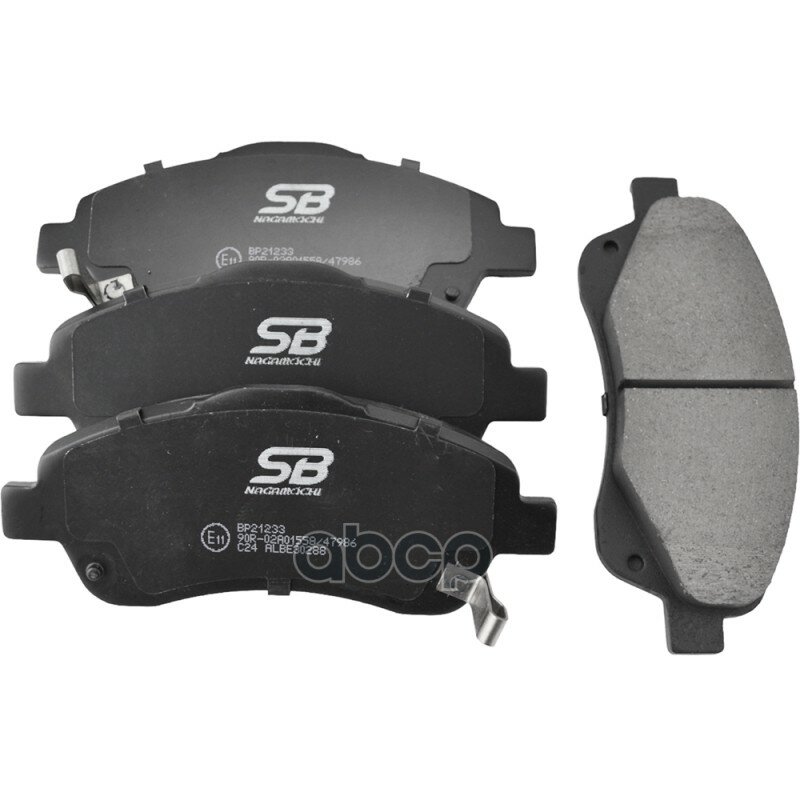 Колодки тормозные TOYOTA COROLLA 1.6 2004 - 2009 TOYOTA AVENSIS 1.8 2003 - 2008 TOYOTA AVENSIS 2.0 SB Nagamochi арт. BP21233