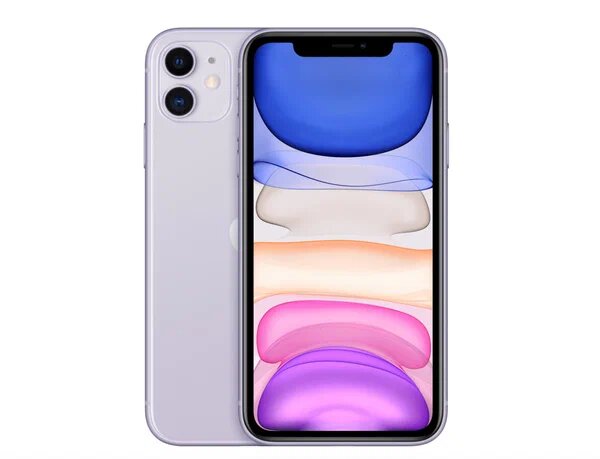 Смартфон Apple iPhone 11 128 ГБ, Dual: nano SIM + eSIM, фиолетовый