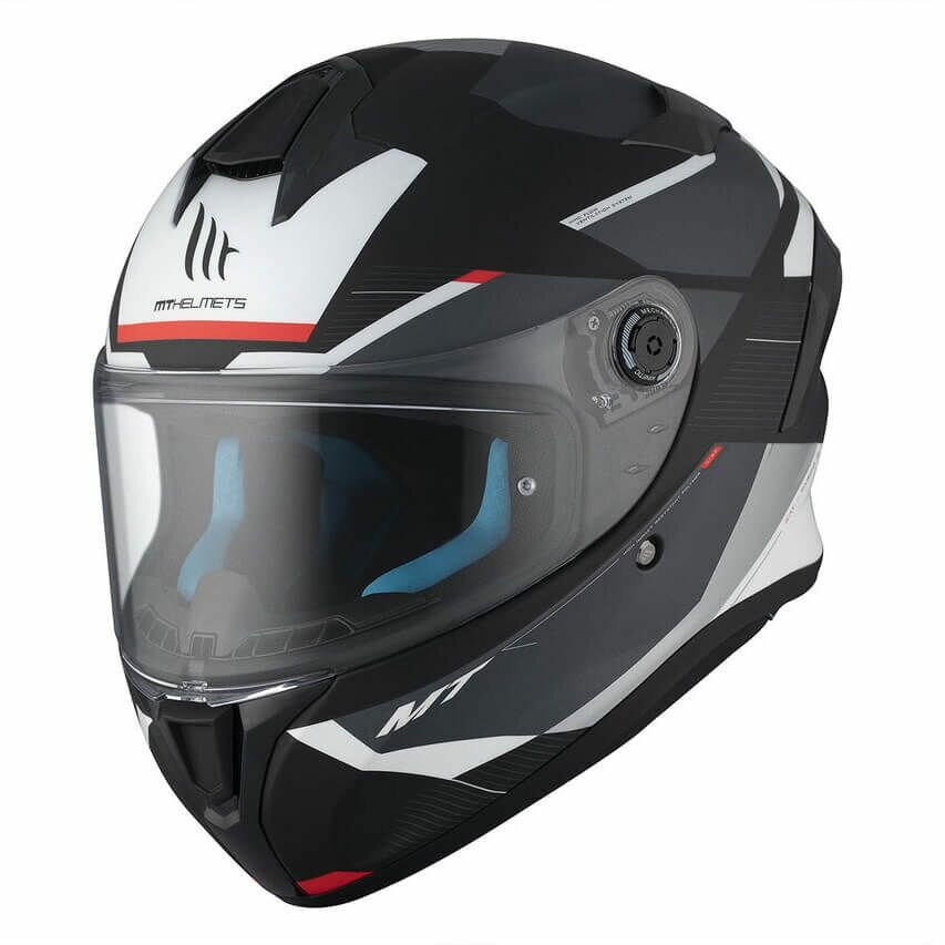 Шлем интеграл для мотоциклистов MT TARGO S KAY Matt Black Gray M мотоэкипировка мотозащита