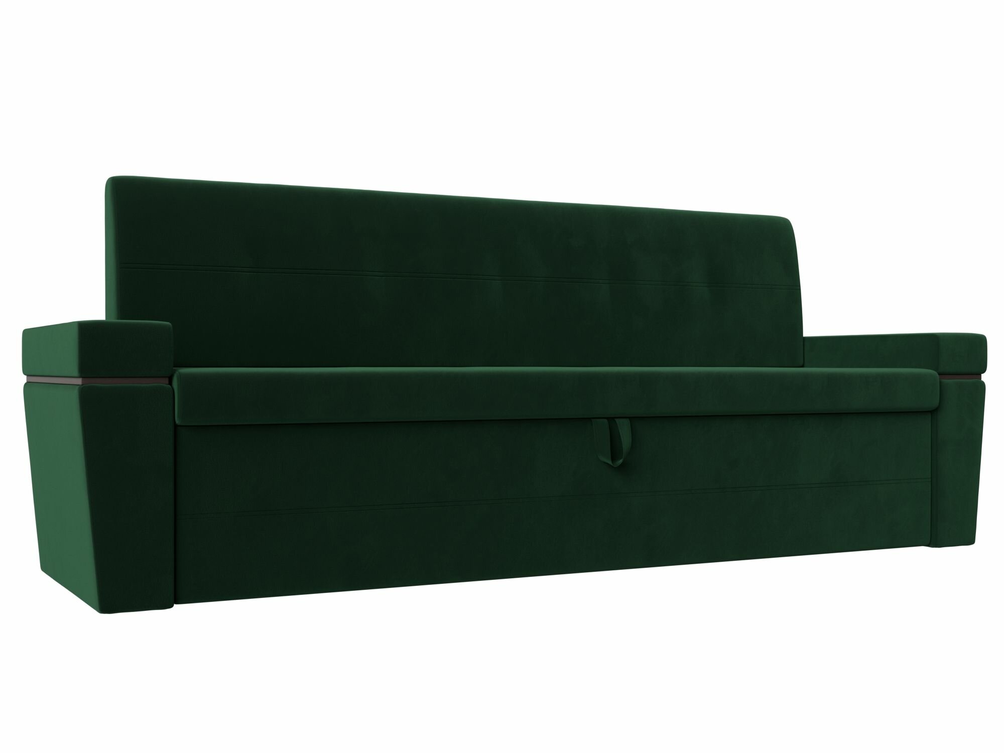 Кухонный прямой диван Деметра, Велюр, Модель 114264