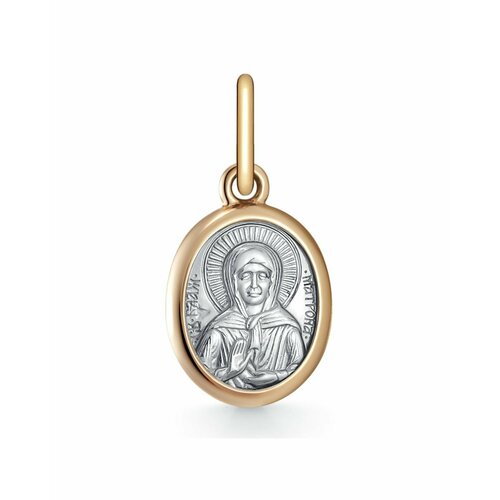 Иконка DIALVI JEWELRY, красное золото, 585 проба, родирование