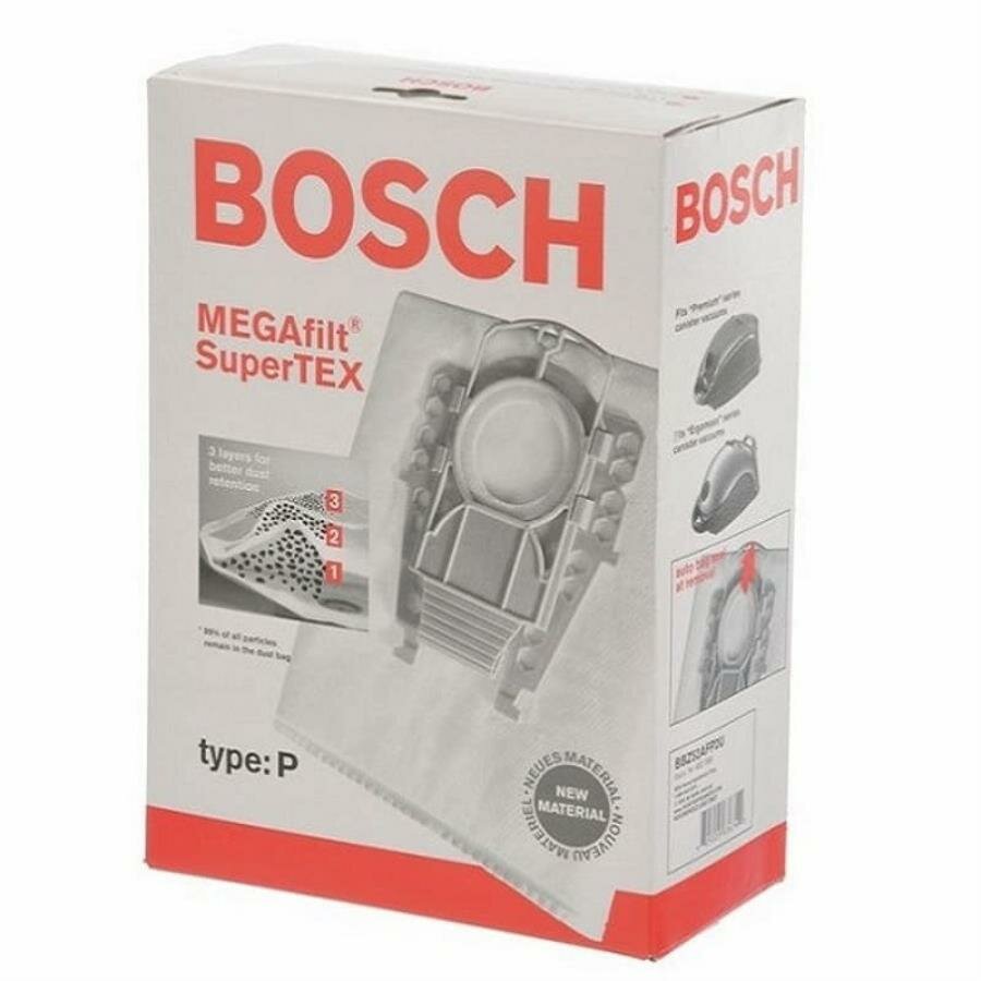 Bosch 00462586 (BBZ52AFP2U) мешок-пылесборник для пылесоса BSG8.(уп. 5шт)
