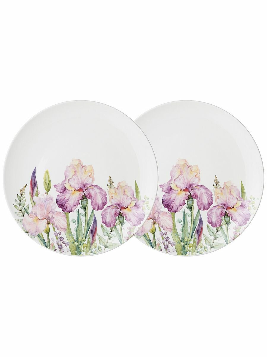 Набор тарелок обеденных irises 2 шт. 27 см
