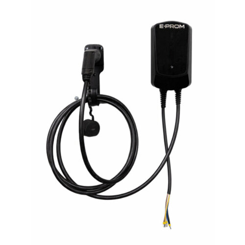 Зарядная станция E-PROM-11 MINI мощностью 11 кВт Навесное исполнение из высокопрочного пластика степень защиты IP54 Разъёмы GBT Type 2 Длина кабеля 5 м 90000₽