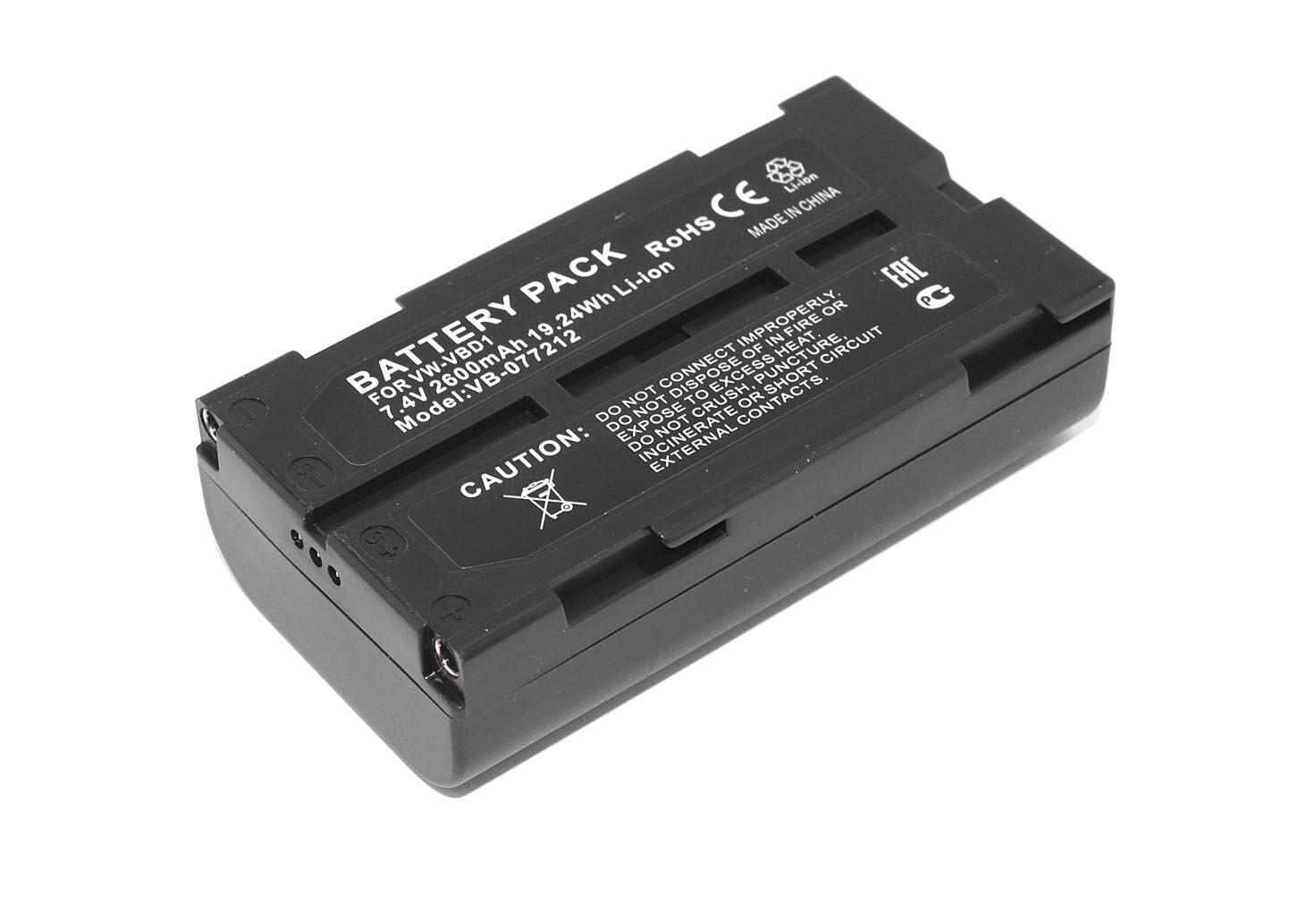 Аккумуляторная батарея для видеокамеры Panasonic AG-BP (VW-VBD1) 7.4V 2600mAh