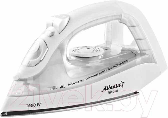 Утюг ATLANTA ATH-5542 (white) с пароувлажнением