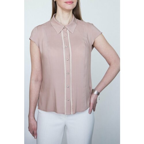 Блуза Galar, размер 170-108-116, бежевый, розовый