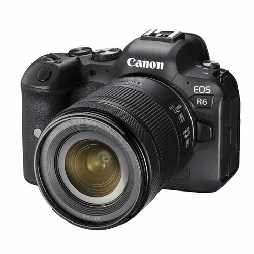 Фотоаппарат Canon EOS R6 Kit RF 24-105mm F4L IS USM, черный цифровой фотоаппарат canon eos r6 kit rf 24 105mm f 4 7 1 is stm