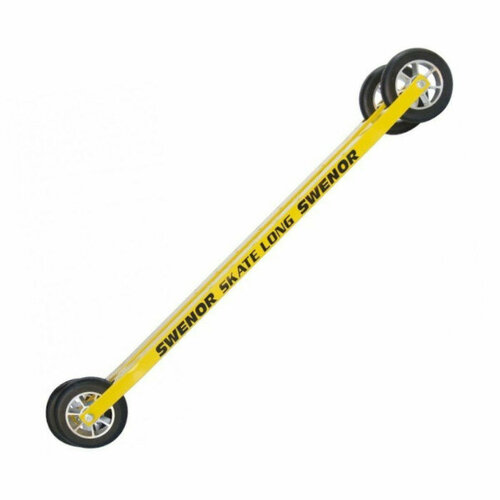 Лыжероллеры SWENOR Коньковые Skate Long 630 мм. (№ 2/средние) (желтый/черный) лыжероллеры swenor коньковые skate 580 мм 2 средние желтый черный