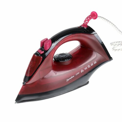 Утюг матрёна МА-047 2200 Вт стальная подошва бордовый 203000₽
