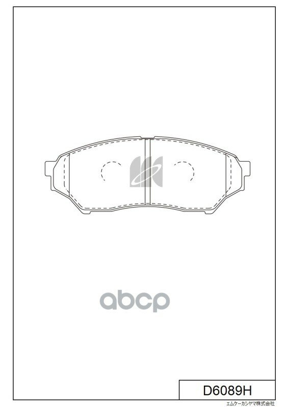 Колодки Тормозные Дисковые Kashiyama арт. D6089H