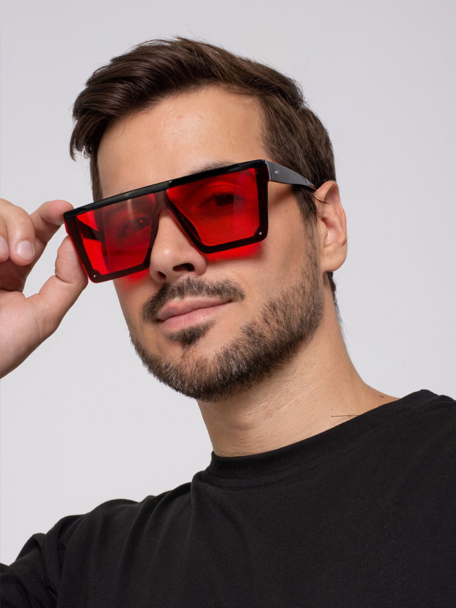 Солнцезащитные очки Zabologen, красный — фото 1