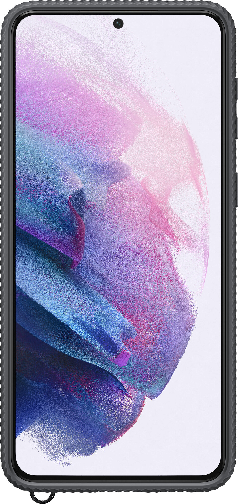 Чехол (клип-кейс) SAMSUNG Protective Standing Cover, для Samsung Galaxy S21+, прозрачный/черный [ef-gg996cbegru] - фото №8
