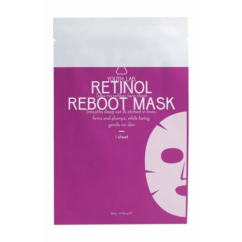 YOUTH LAB Retinol Reboot Mask Маска для лица тканевая с ретинолом восстанавливающая 1 шт 582₽