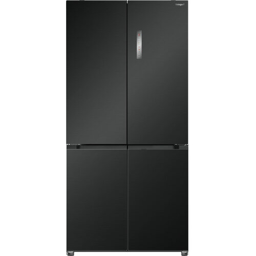 Отдельностоящий холодильник с инвертором Weissgauff WCD 510 Built-in Inverter NoFrost Dark Inox четырех дверный CrossDoor 3 года гарантии глубина 60 см Сенсорное управление Дисплей Большой объём суперзаморозка суперохлаждение Тихий режим работы 12599000₽