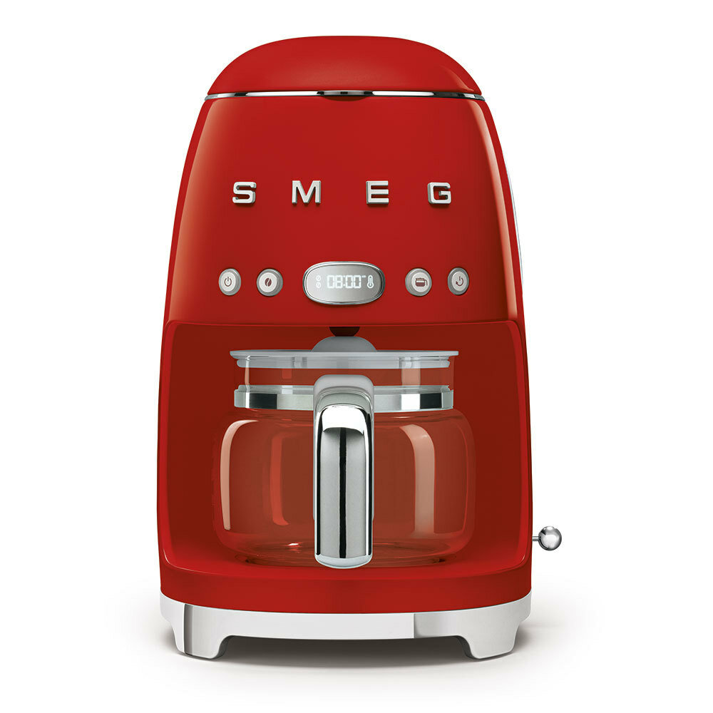 Кофеварка капельная Smeg Стиль 50-х годов красная