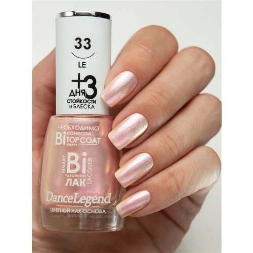 Лак для ногтей Binary №33 Zhanna гель лак для ногтей dance legend flexy base coat nude pearl 6 5мл