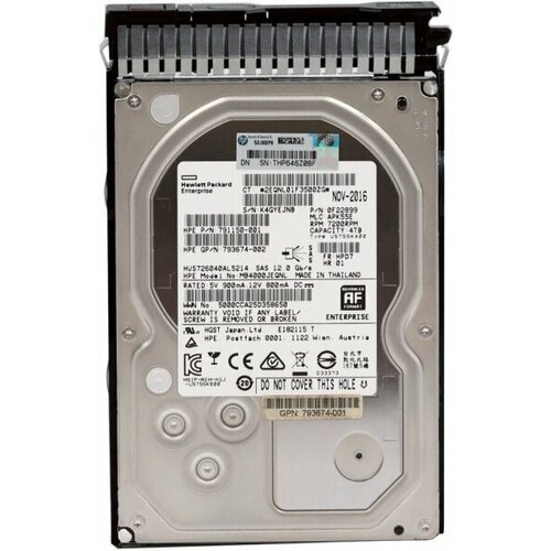 Жесткий Диск HP 791150-001 4Tb 7200 SAS 35 HDD 33890₽