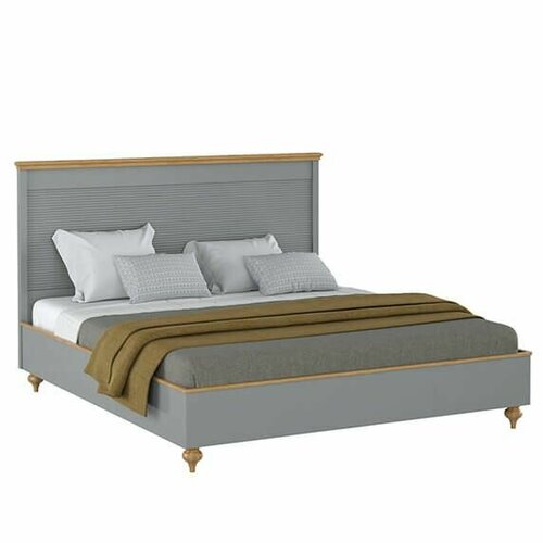 Кровать Спальня Рандеву 160 серый 7042антик 24 46464₽