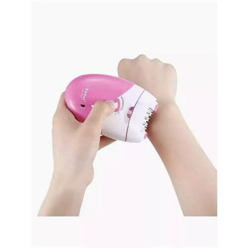 Женский эпилятор розовый Kemei