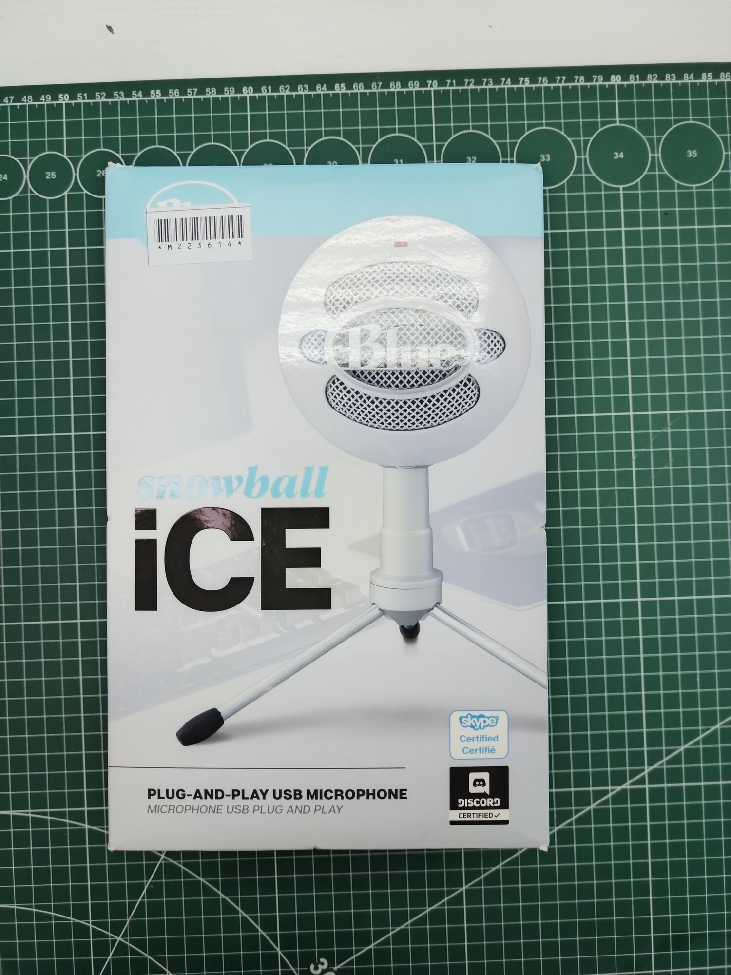 Blue Snowball iCE, комплектация: микрофон, разъем: USB, белый