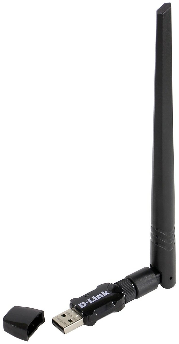 Сетевой адаптер Wi-Fi D-Link DWA-137/C1A N300 USB 2.0 (ант. внеш. съем) 1ант.