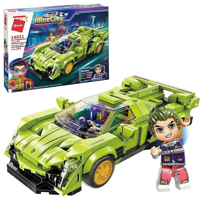 Конструктор Гоночная машина Qman 292 детали