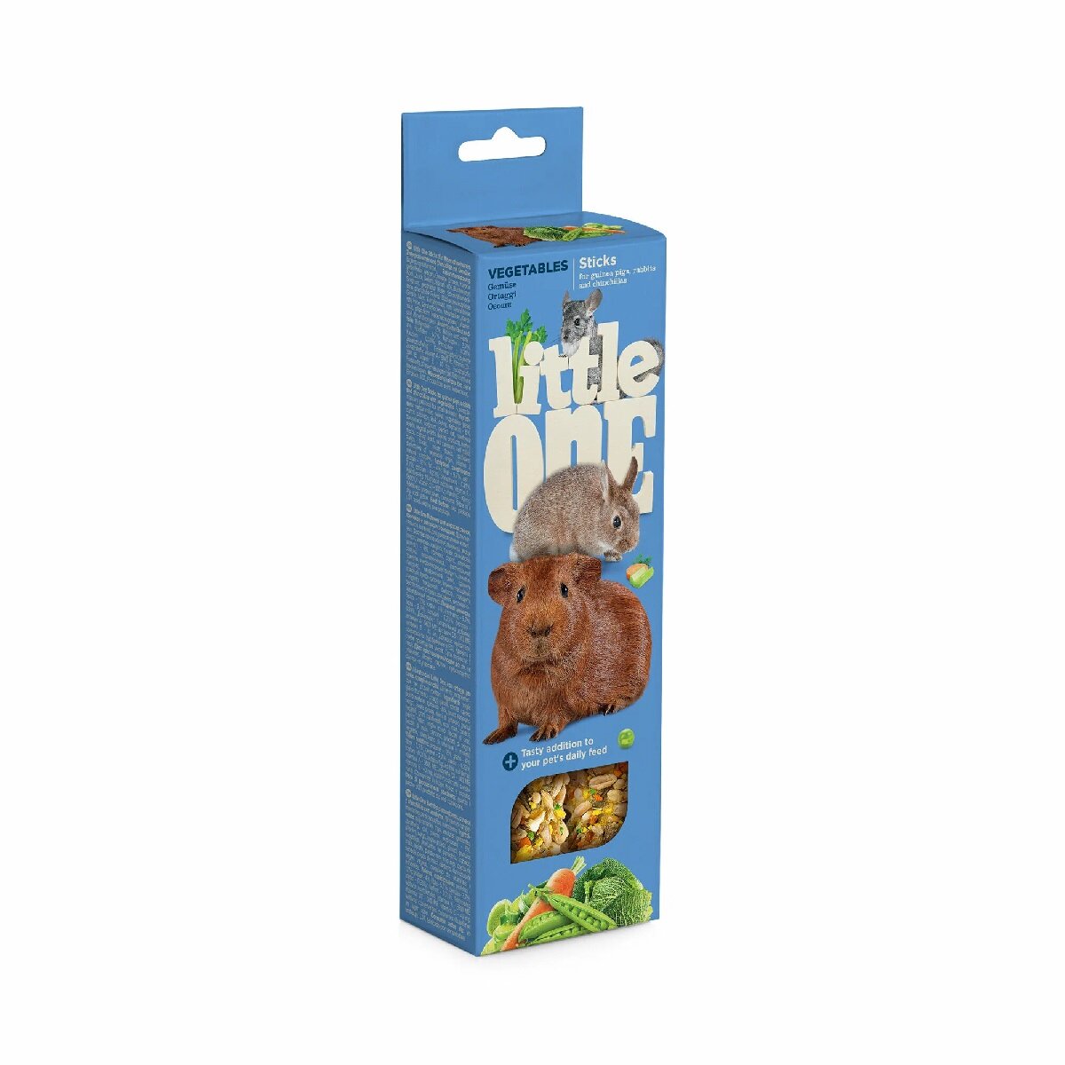 Little One Палочки для морских свинок, кроликов и шиншилл с Овощами 2шт*60г