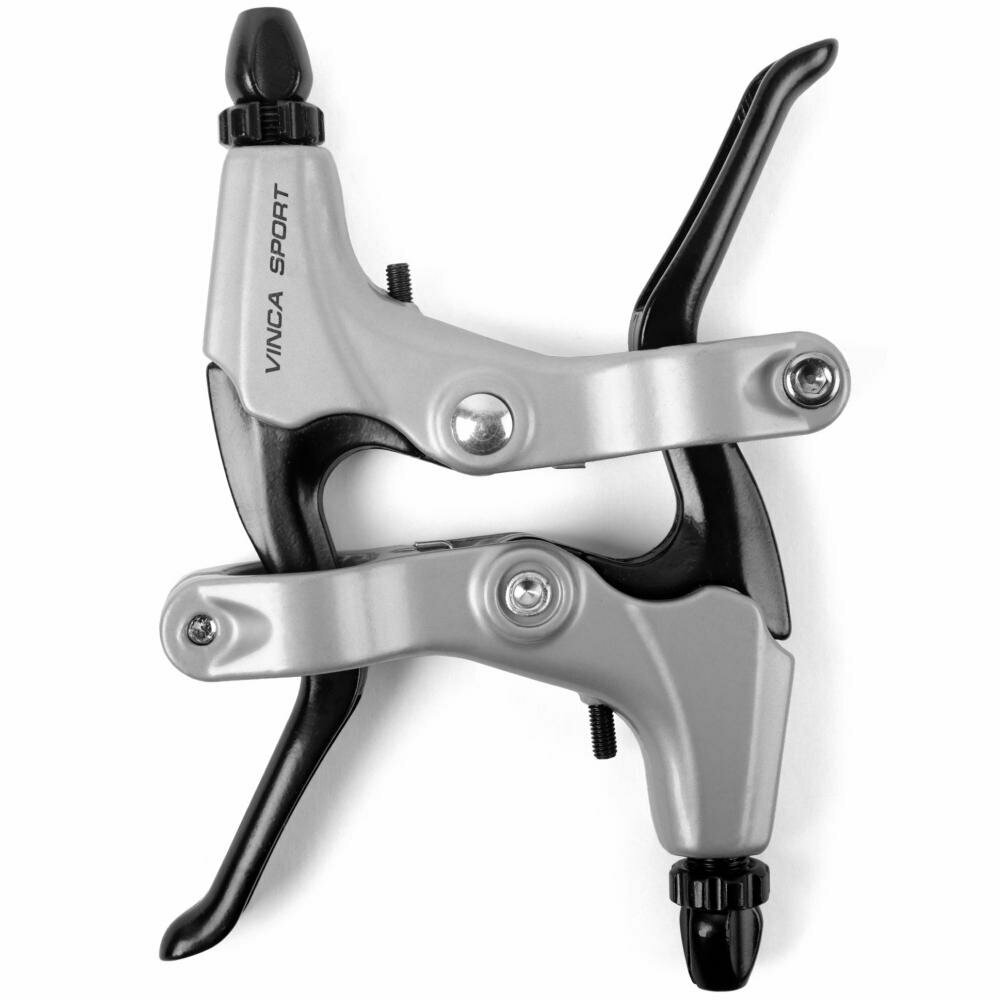 Ручка тормоза велосипеда VB 51 grey (пара)