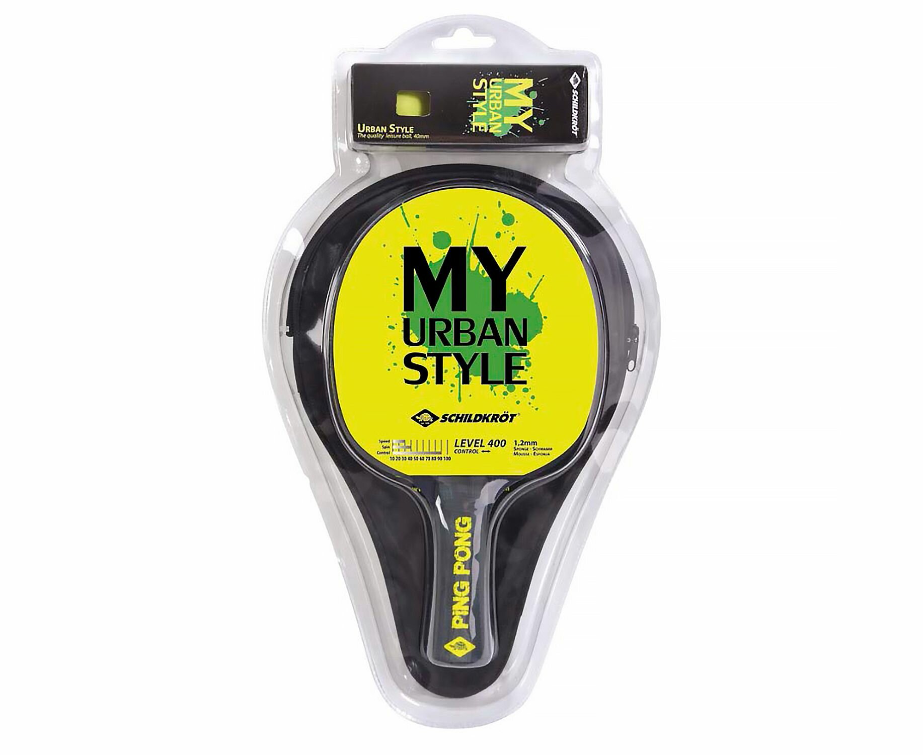 Набор DONIC - Schildkröt URBAN SET (1 ракетка, 4 мяча) — фото 1