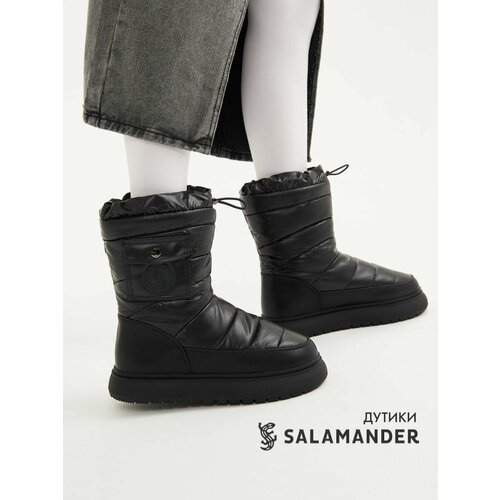 фото Сапоги salamander, полнота 4 (ru)/ на узкую и среднюю стопу, размер 37, черный