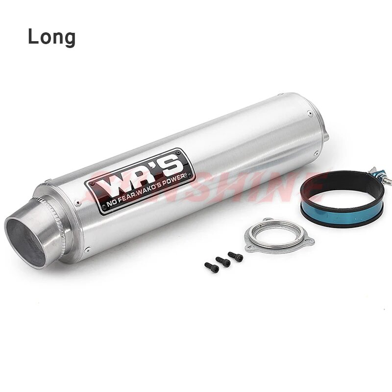 Универсальный выхлопной глушитель для мотоцикла Модифицированная труба из нержавеющей стали для мотокросса для HONDA CB400 CB500F CB500X CBR300 Long