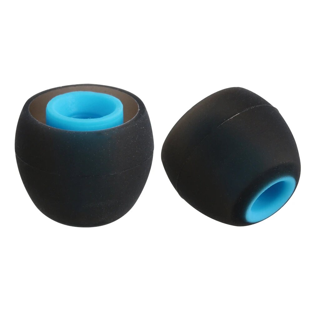 Силиконовые насадки для наушников MIIQNUS 12 шт. 3,8 мм М, black blue