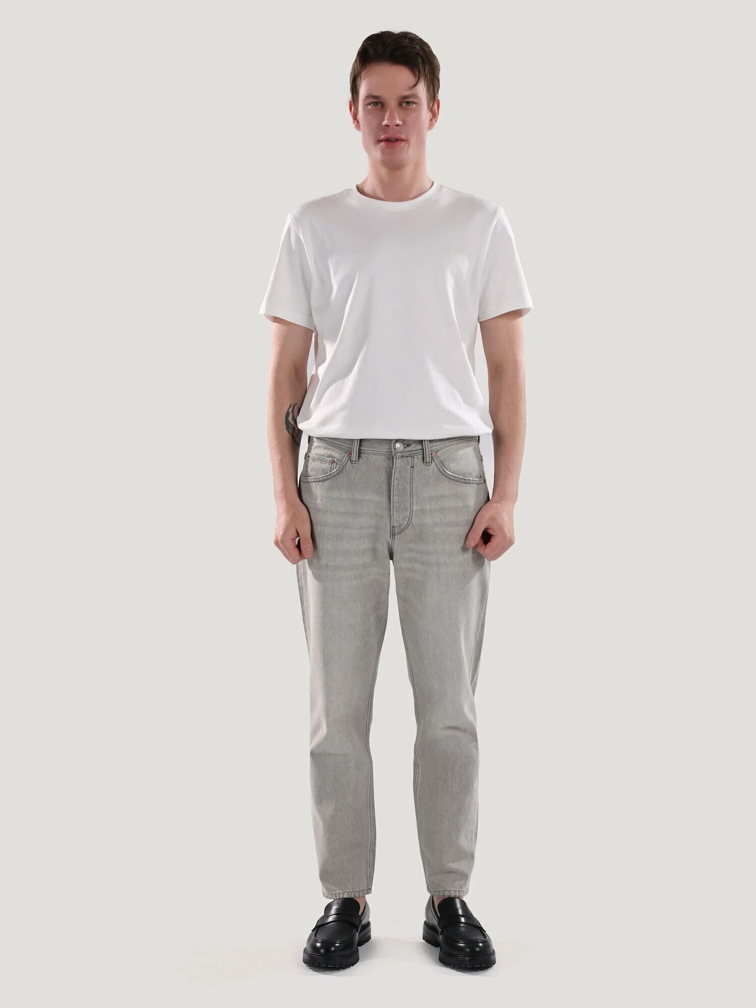 Джинсы COLIN'S 046 MARCO Loose Straight Fit, размер 34/32, серый