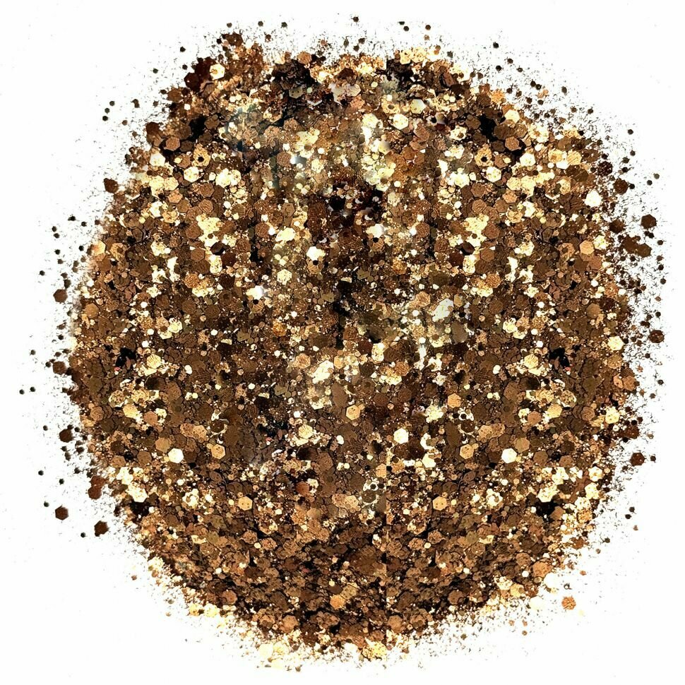 Глиттер-блестки бронзовые EPOXYMASTER 25мл