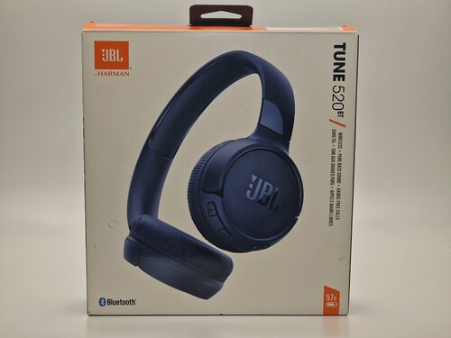 Изображение товара Беспроводные наушники JBL Tune 520BT, USB Type-C, синий