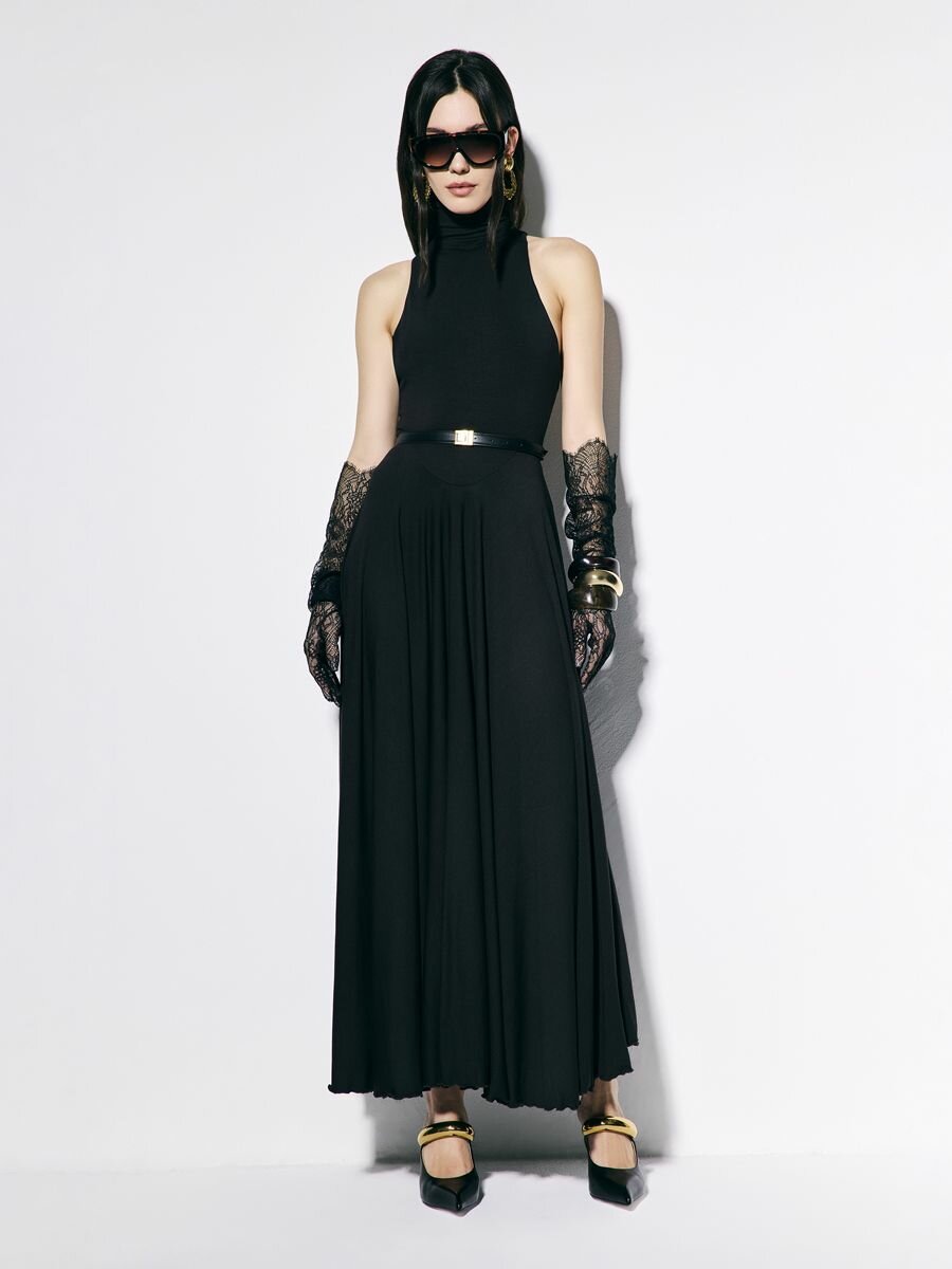 Платье TOPTOP STUDIO Весна-лето 2025, размер M, коричневый