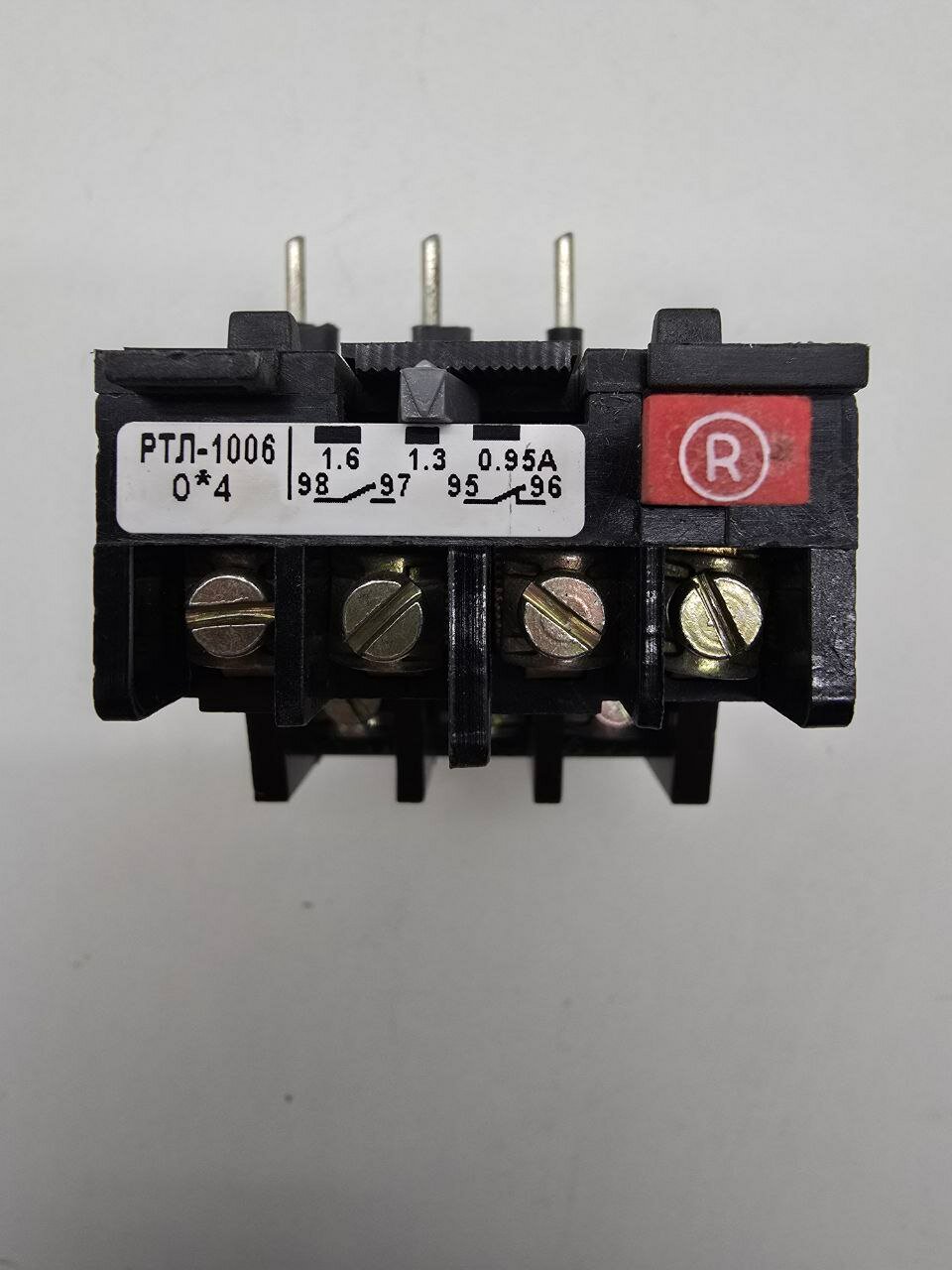 РТЛ-1006 О*4 этал, уставка In 0,95-1,6А, Реле тепловое, 660V, 50-60Hz — фото 1