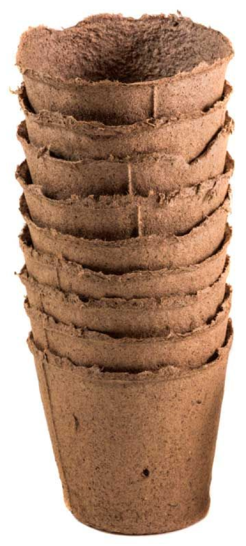 Горшок торфяной для выращивания рассады 110×100мм 20шт. / дом и сад