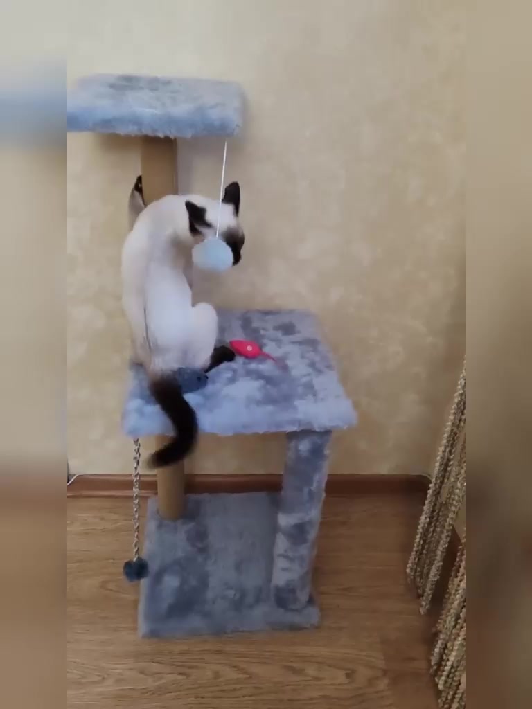 Когтеточка для кошек с мятой, 40х40х96 см — фото 1
