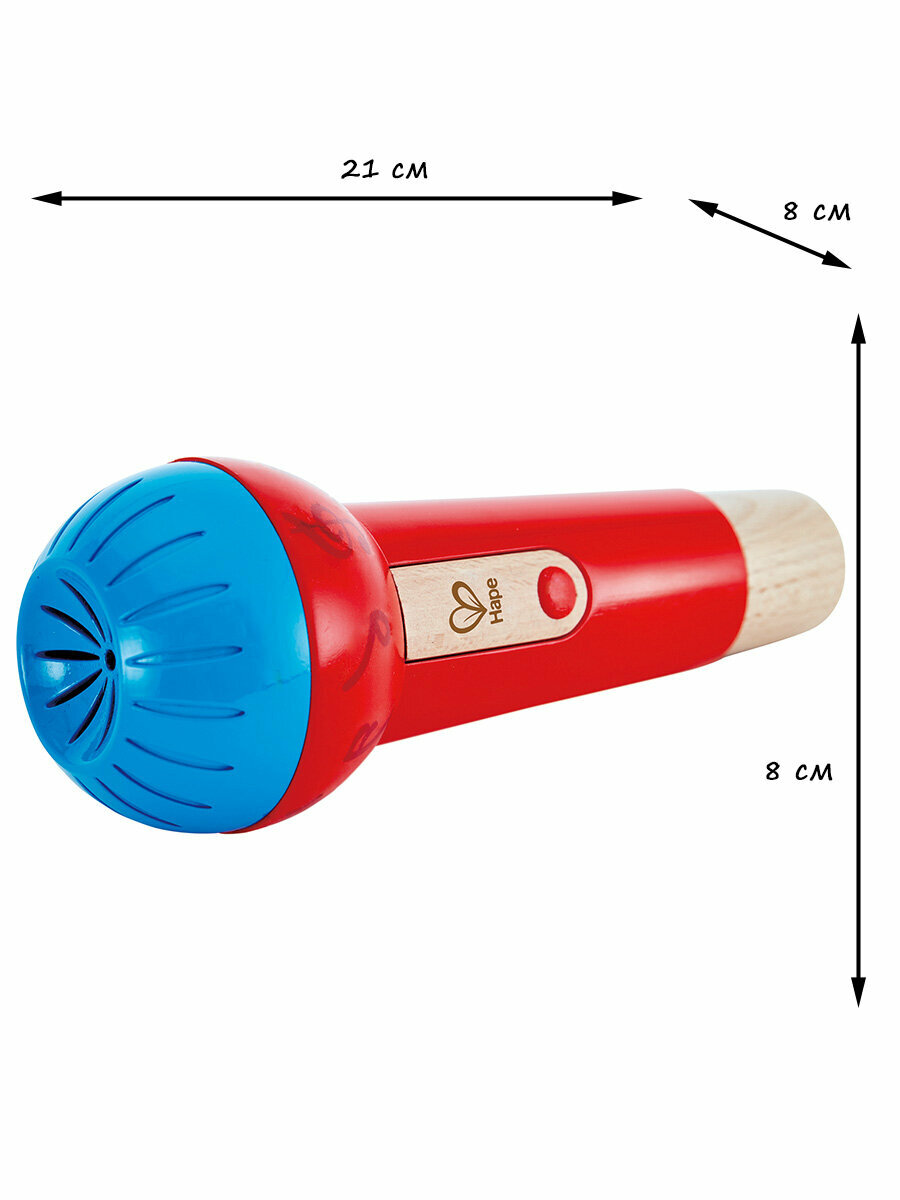 Развивалка для малышей микрофон игрушка "Магическое эхо" Hape E0337_HP - фото №2